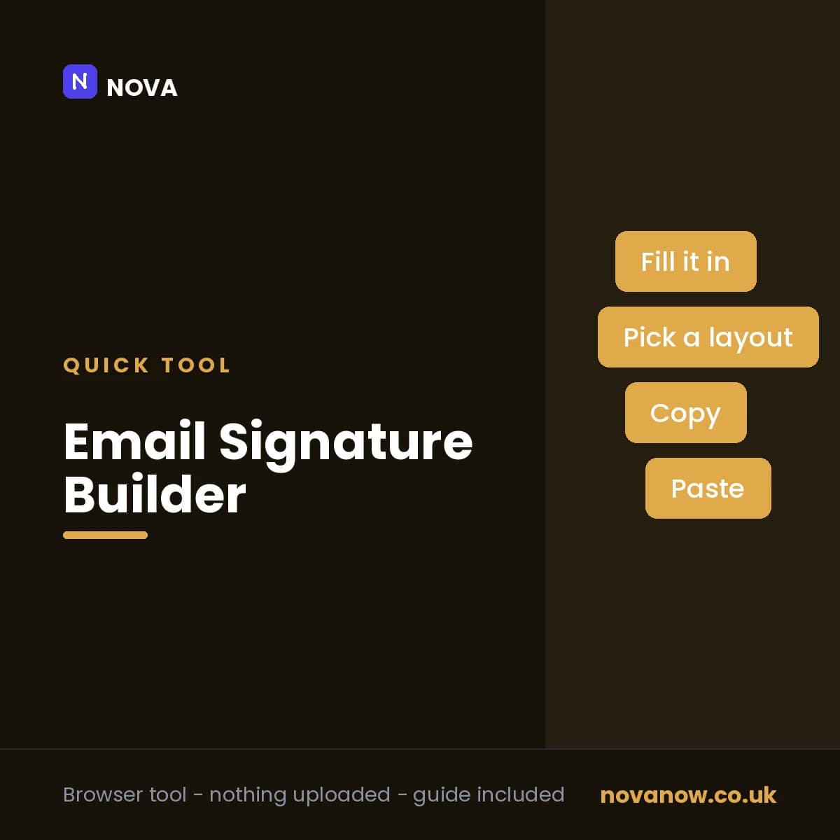 Email Signature Builder