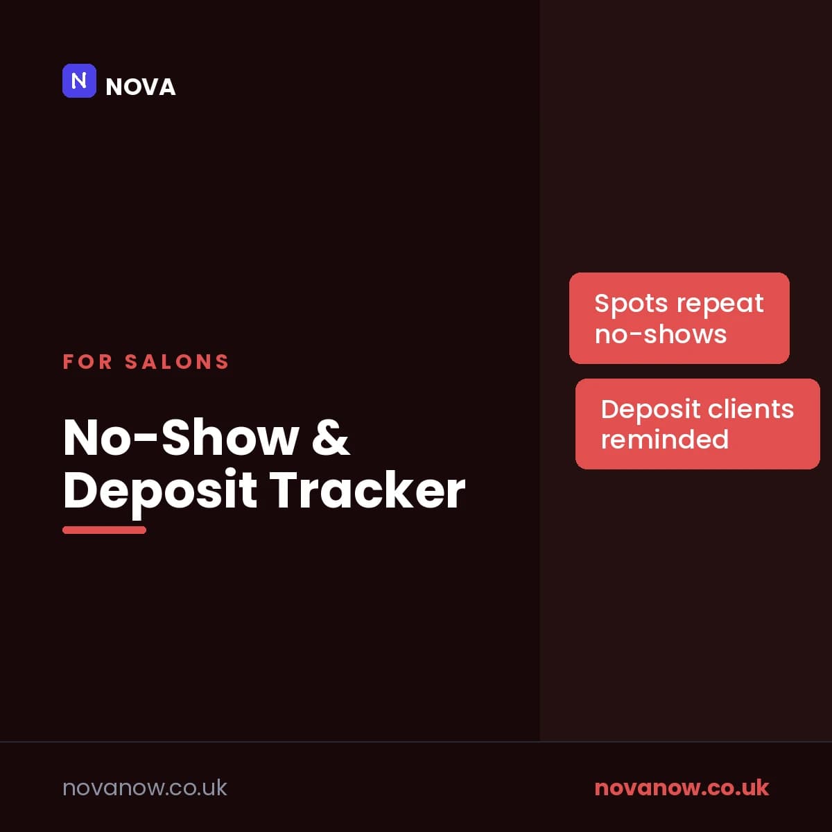 No-Show & Deposit Tracker