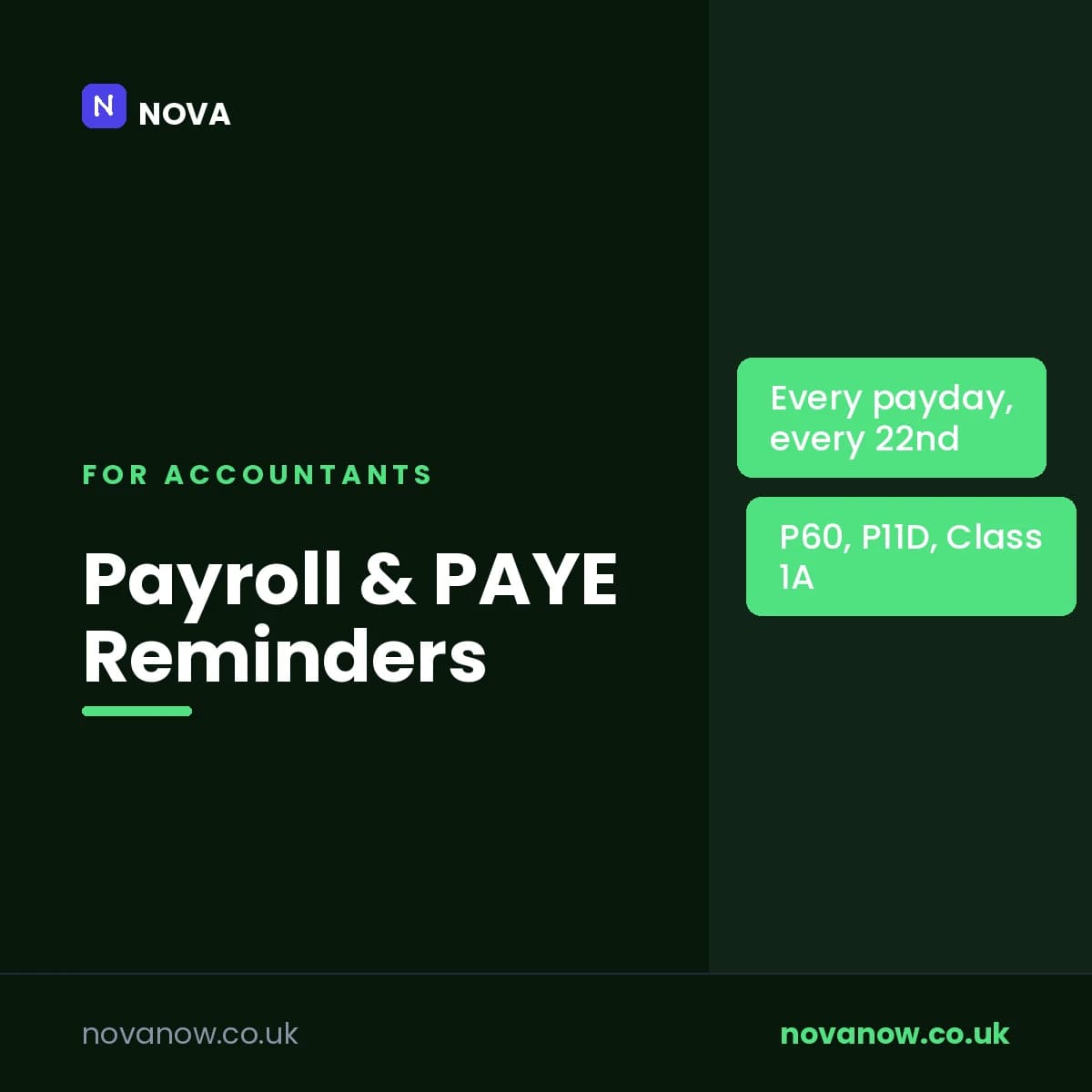 Payroll & PAYE Reminders
