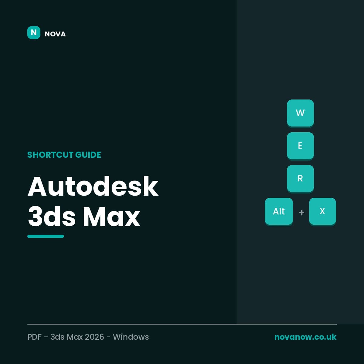 Autodesk 3ds Max 2026 Shortcut Guide