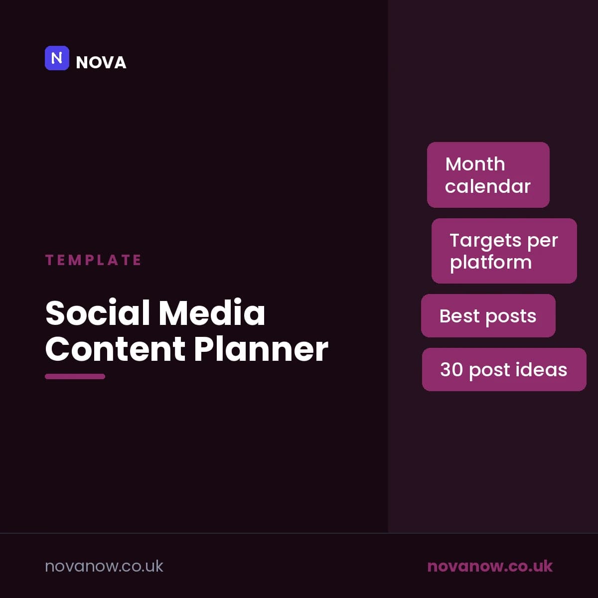 Social Media Content Planner